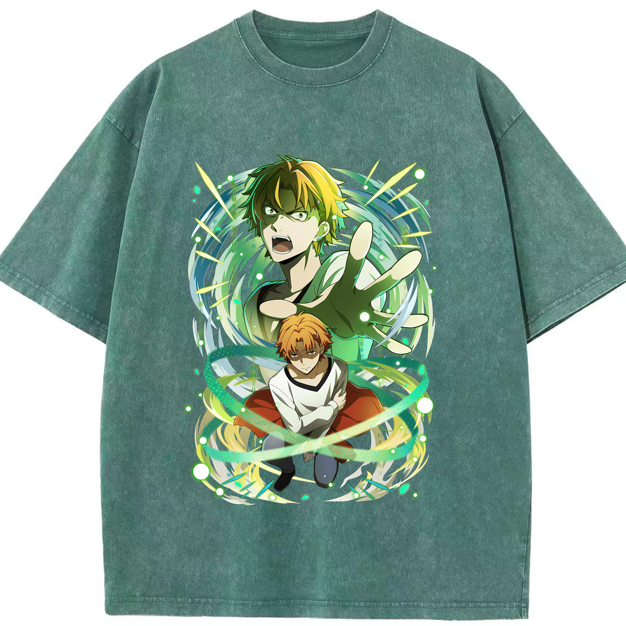 （画像用） 文豪ストレイドッグス Bungo Stray Dogs 綿100% ヴィンテージ風 半袖Tシャツ（フロントプリント）